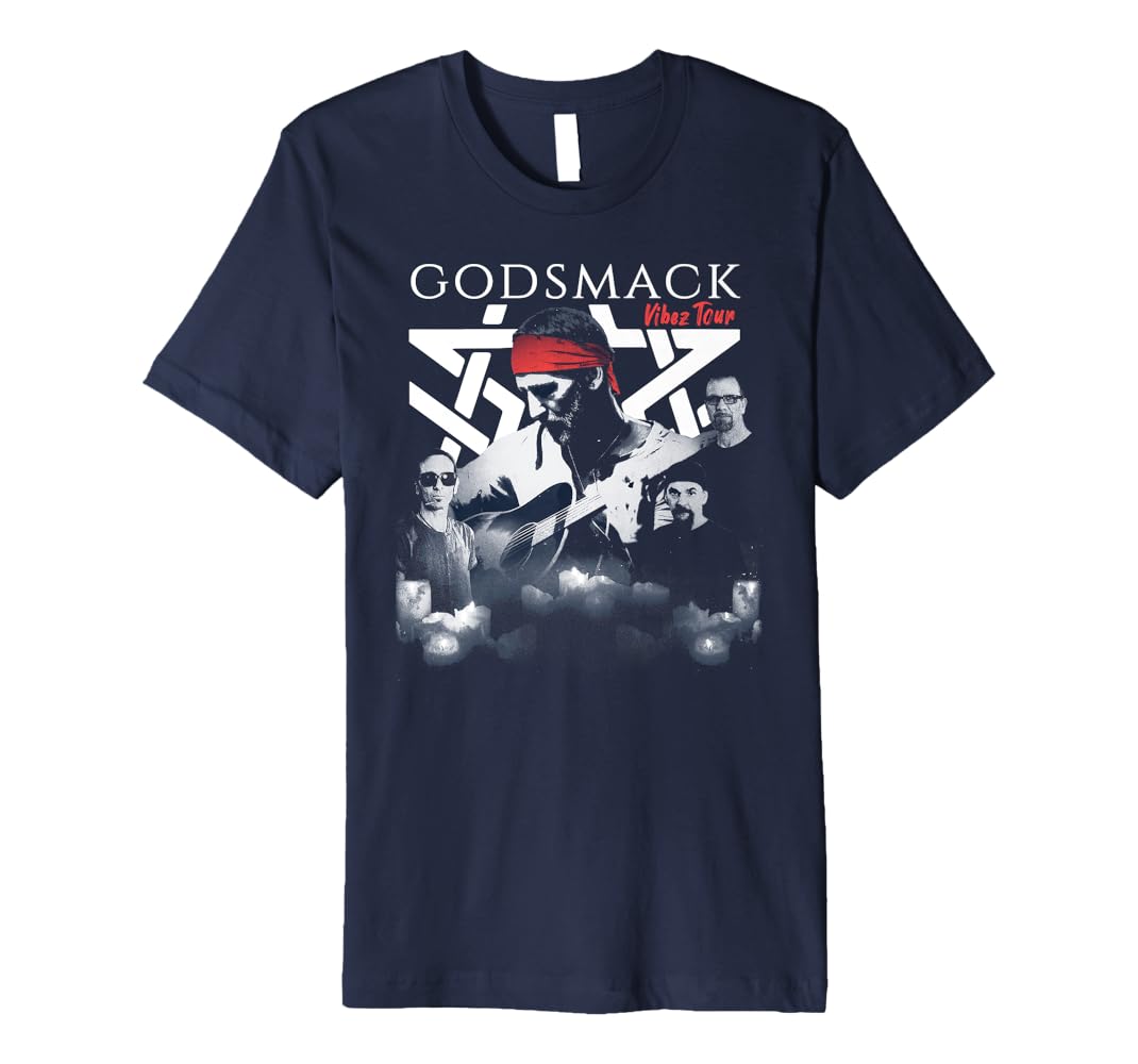 Amazon.com: Godsmack – Vibez Pentagram Premium T-Shirt